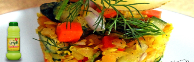 Dhal (Lentil) and Vegetable Salad