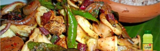 Tempered Cuttlefish with Beetroot Leaves