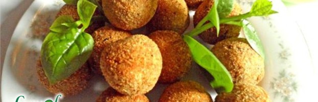 Banana Flower & Spinach Cutlet