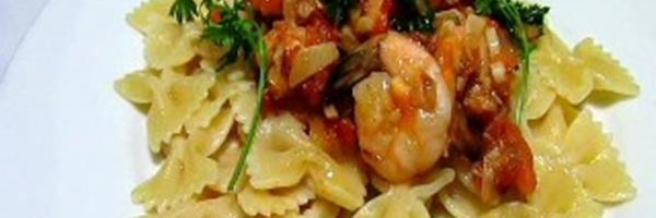 Tomato & Prawn Pasta