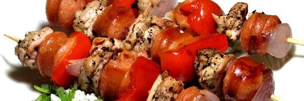 Chicken & Sausage Kebab